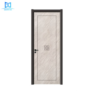 GO-A110 Puertas de madera de moda moderna de una sola puerta para una casa para casa